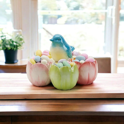 Tidbit Dish Pastel Bunny or Bird Dolomite