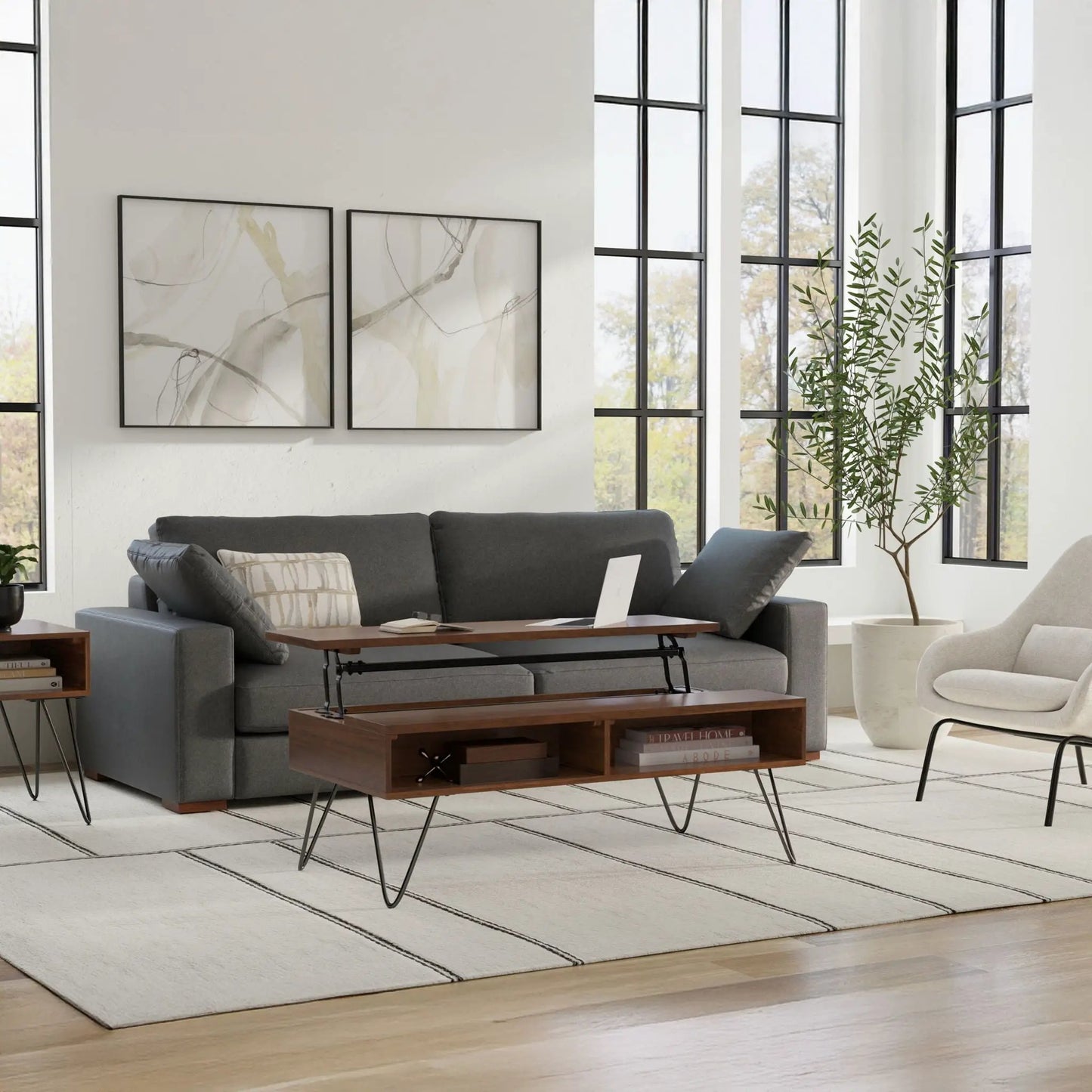 Hunter Handcrafted Lift Top Coffee Table