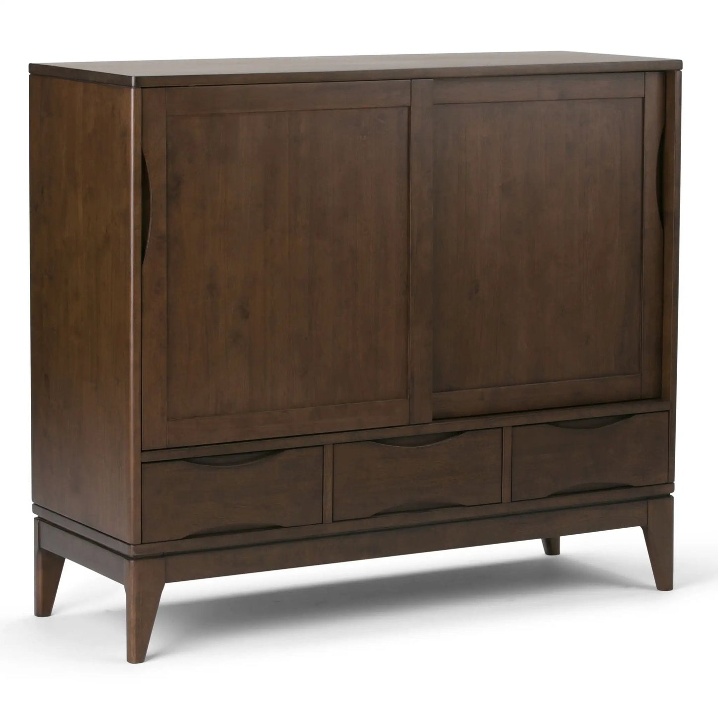 Harper Handcrafted Rubberwood Storage Cabinet
