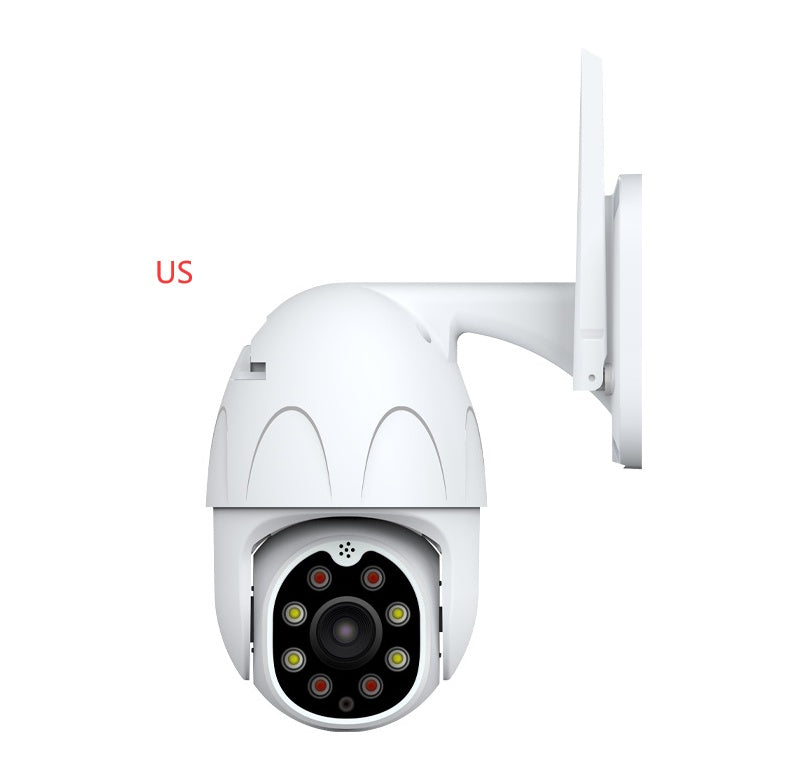 Outdoor waterproof surveillance camera, white dome with LED ring, wall mount on Tampa Home & Garden Store