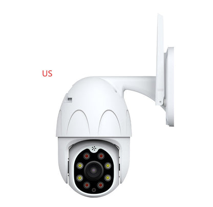 Outdoor waterproof surveillance camera, white dome with LED ring, wall mount on Tampa Home & Garden Store