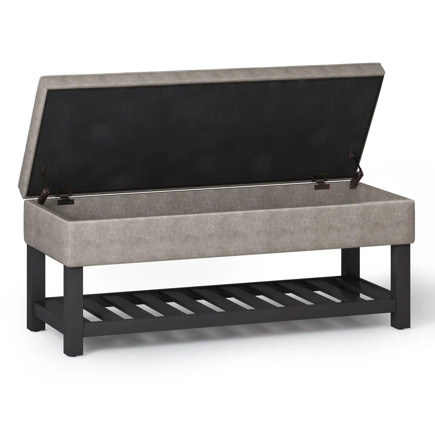 Cosmopolitan Storage Ottoman Bench Open Bottom