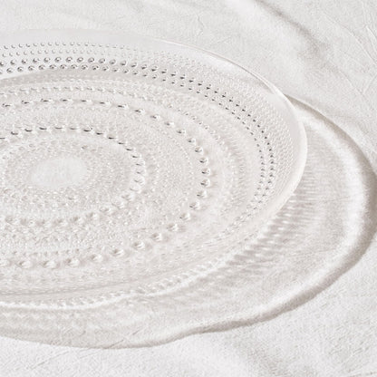 Clear Glass Hobnail Charger Plates and Set