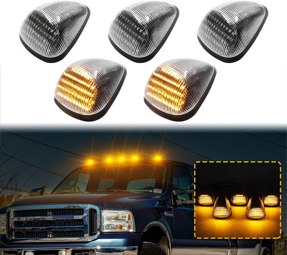 Ford F-250 4-pack roof cab lights 1999-2016, clear smoked amber LED kit by AutoLEDTech.com on Tampa Home & Garden Store