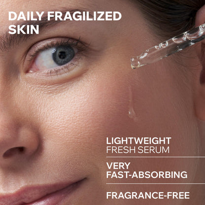 Uriage Bariéderm-CICA daily anti aging serum for skin care with glass dropper close up skin on Tampa Home & Garden Store
