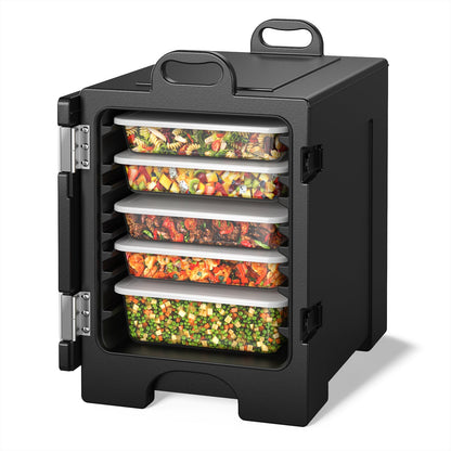 81 Quart Capacity End-loading Insulated Food Pan Carrier with Handles