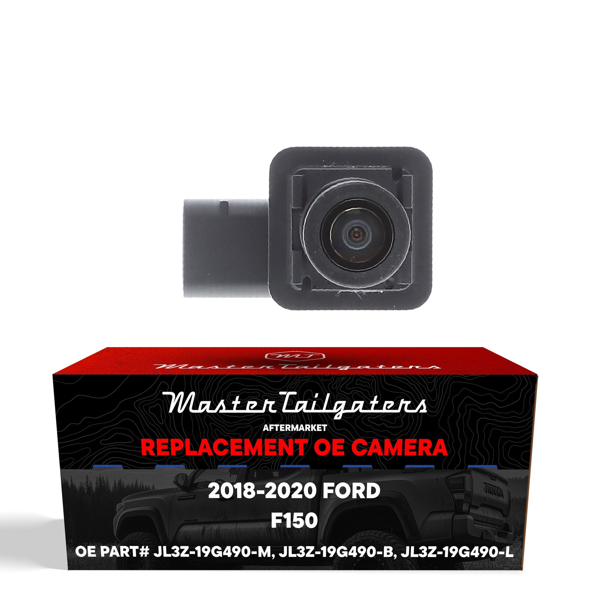 Master Tailgaters Ford F-150 OE backup camera 2018–2020, black housing, JL3Z-19G490-M/L/B on Tampa Home & Garden Store