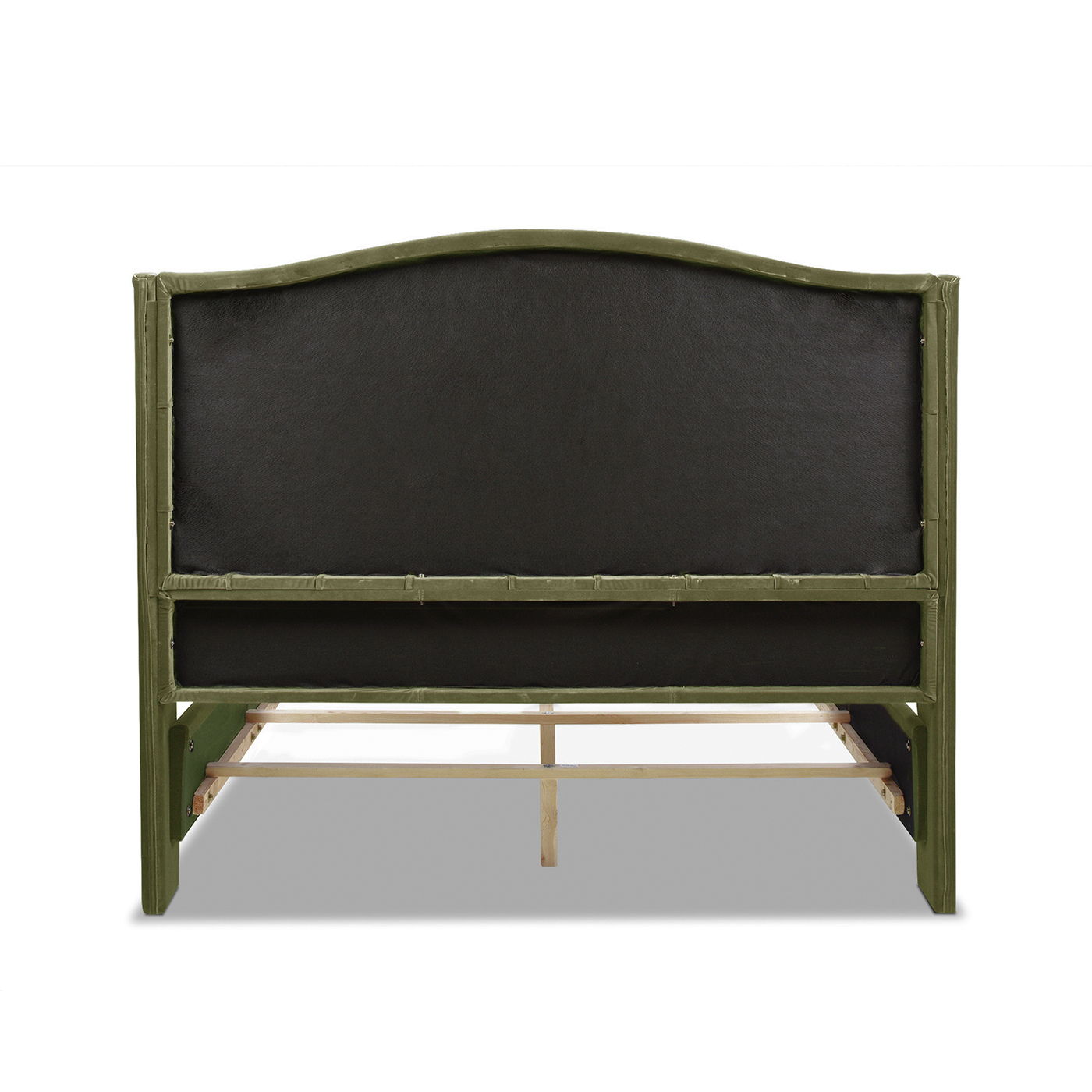 Solid Upholstered Bed Frame and Headboard Set