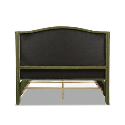 Solid Upholstered Bed Frame and Headboard Set
