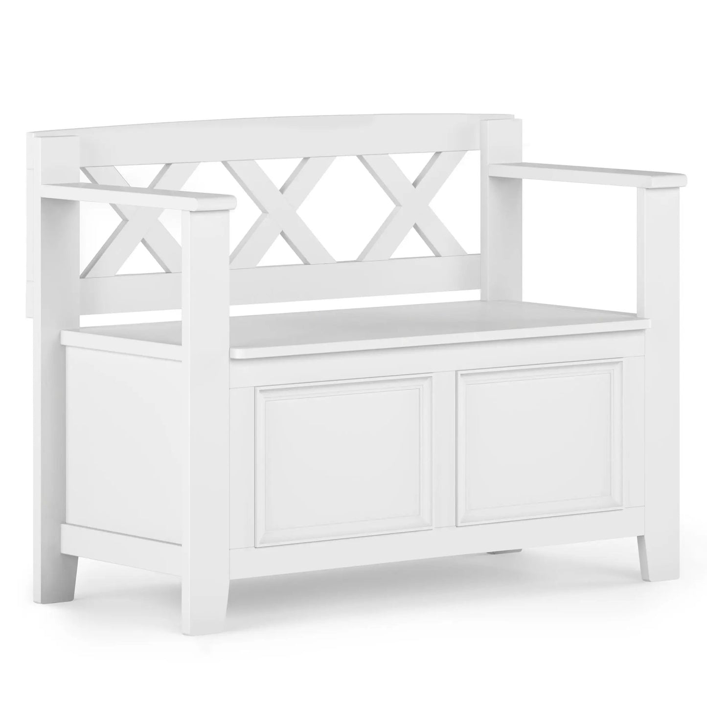 Amherst Small Transitional Entryway Storage Bench