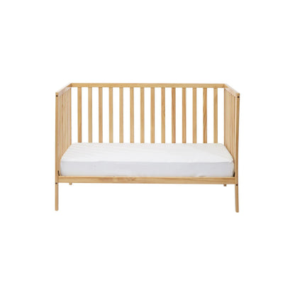 Palmer 3-in-1 Convertible Island Crib natural pine with slatted sides by Unique Piece Furniture on Tampa Home & Garden Store