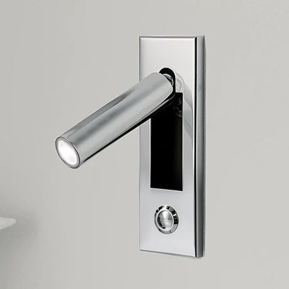 Moktan Sabai recessed folding bedside wall sconce with warm LED, chrome finish on Tampa Home & Garden Store