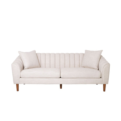 Contemporary Three Seater Sofa with Button Stitch
