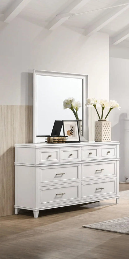 Square Mirror by Unique Piece Furniture with silver frame on Tampa Home & Garden Store
