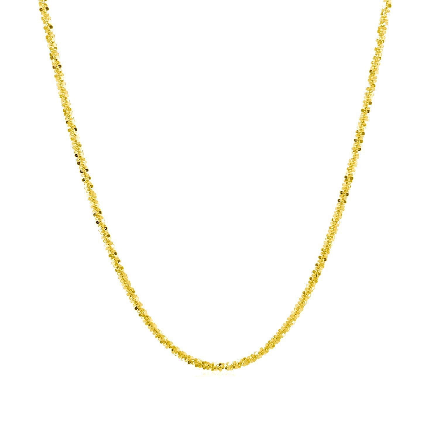 14k yellow gold sparkle chain necklace 1.5mm by Bids.com on Tampa Home & Garden Store