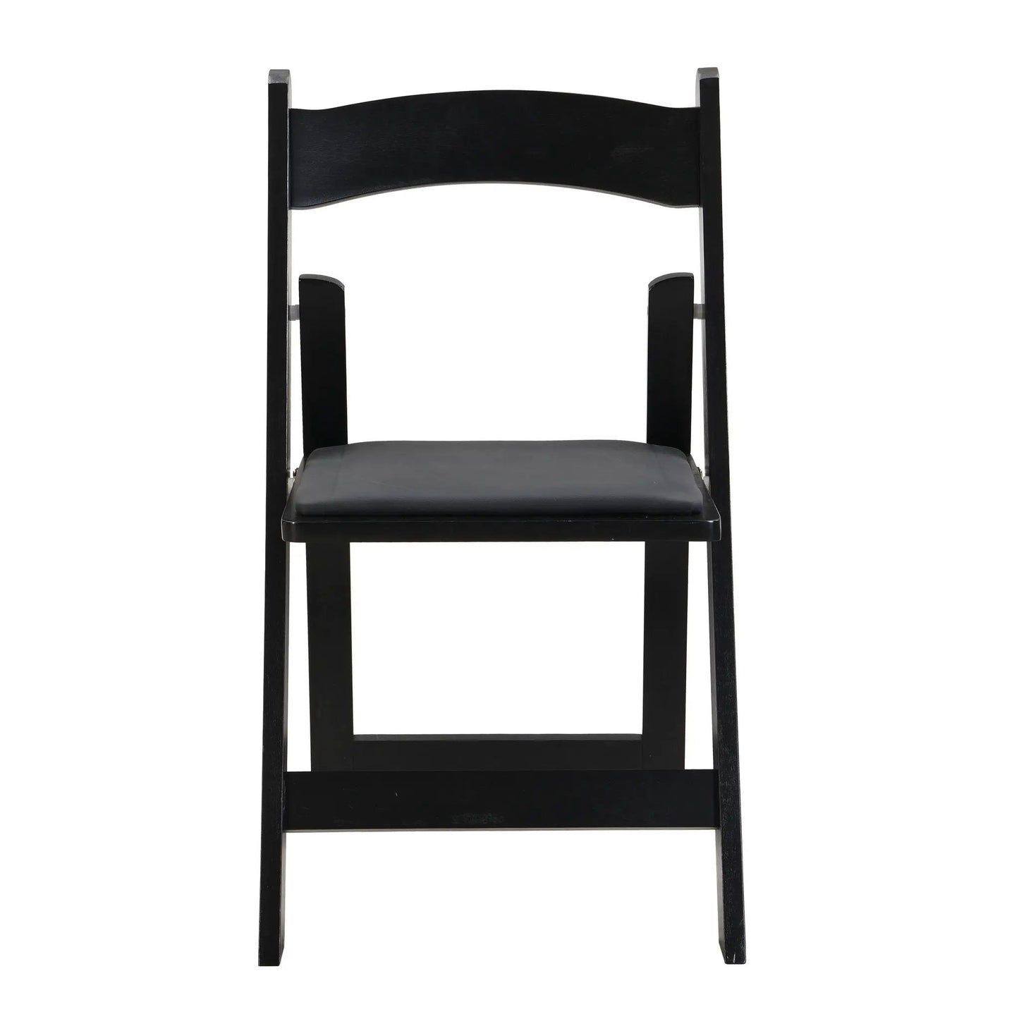 Solid Wood Upholstered Folding Chairs Dining Set