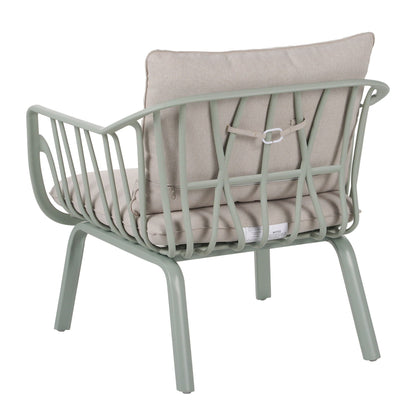 Huron Outdoor Resin Club Chair Set of Two