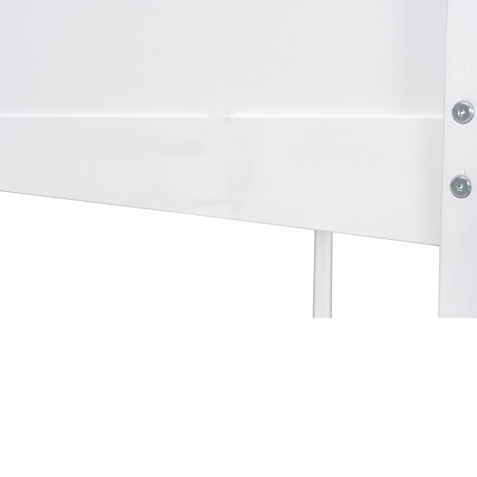 White bunk bed side panel with exposed screws and clean edge detail on Tampa Home & Garden Store