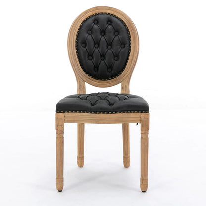 French Style Solid Wood Dining Chair Nailhead