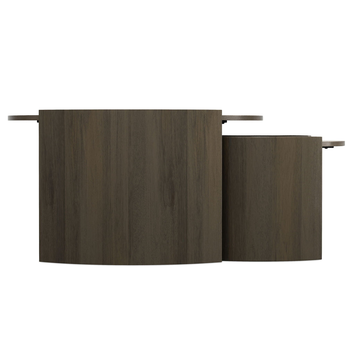 Gray nesting tables 2-piece set in sustainable mango wood by HouseOfZazla on Tampa Home & Garden Store