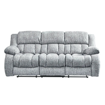 Stonic Design Reclining Set, gray fabric 3-piece living room by Unique Piece Furniture on Tampa Home & Garden Store