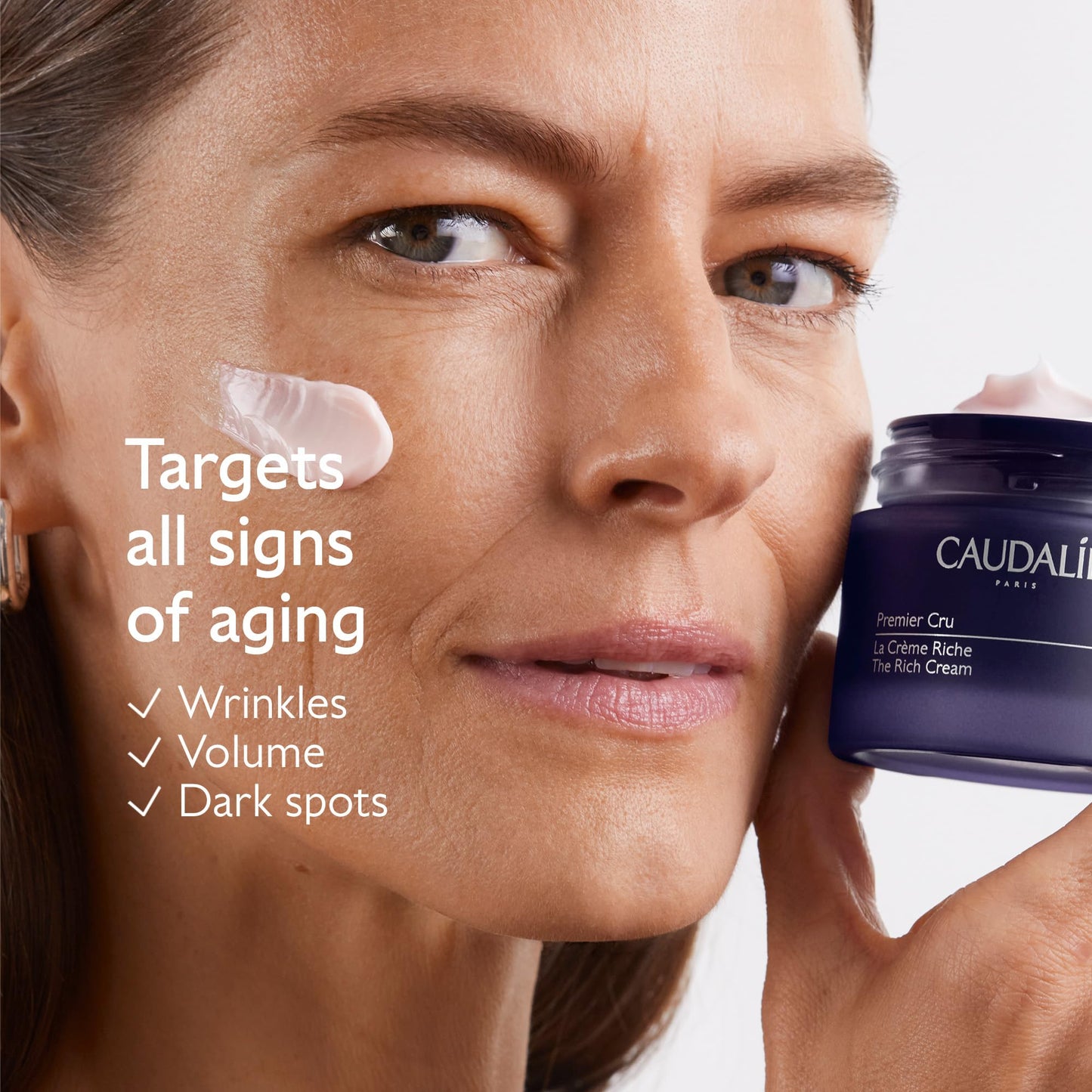 Caudalie Premier Cru The Rich Cream jar for dry skin with Viniferine and hyaluronic acid on Tampa Home & Garden Store