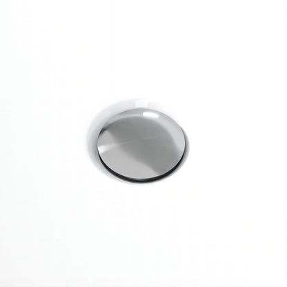 Modern glossy white freestanding acrylic bathtub with chrome drain by HouseOfZazla on Tampa Home & Garden Store