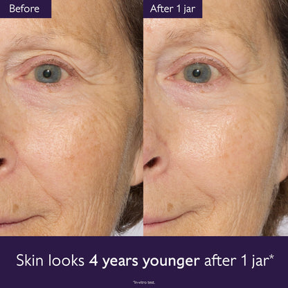 Caudalie Premier Cru Rich Anti-Aging Cream close-up shows smoother skin after 1 jar on Tampa Home & Garden Store