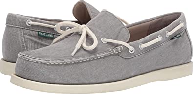 Eastland Yarmouth men's gray canvas boat shoe new with tags on Tampa Home & Garden Store