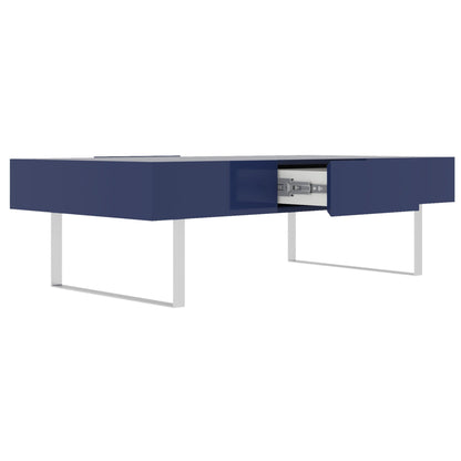 Rectangular Coffee Table And Hidden Drawers