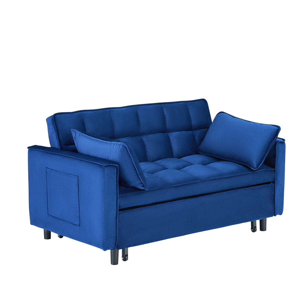 Large 3 In 1 Sofa Bed and Velvet Living Room