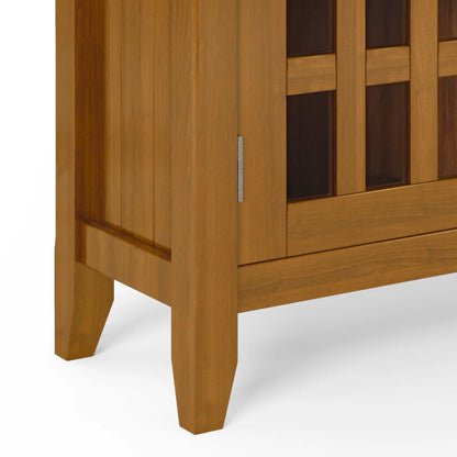 Bedford Storage Media Cabinet with Glass Doors