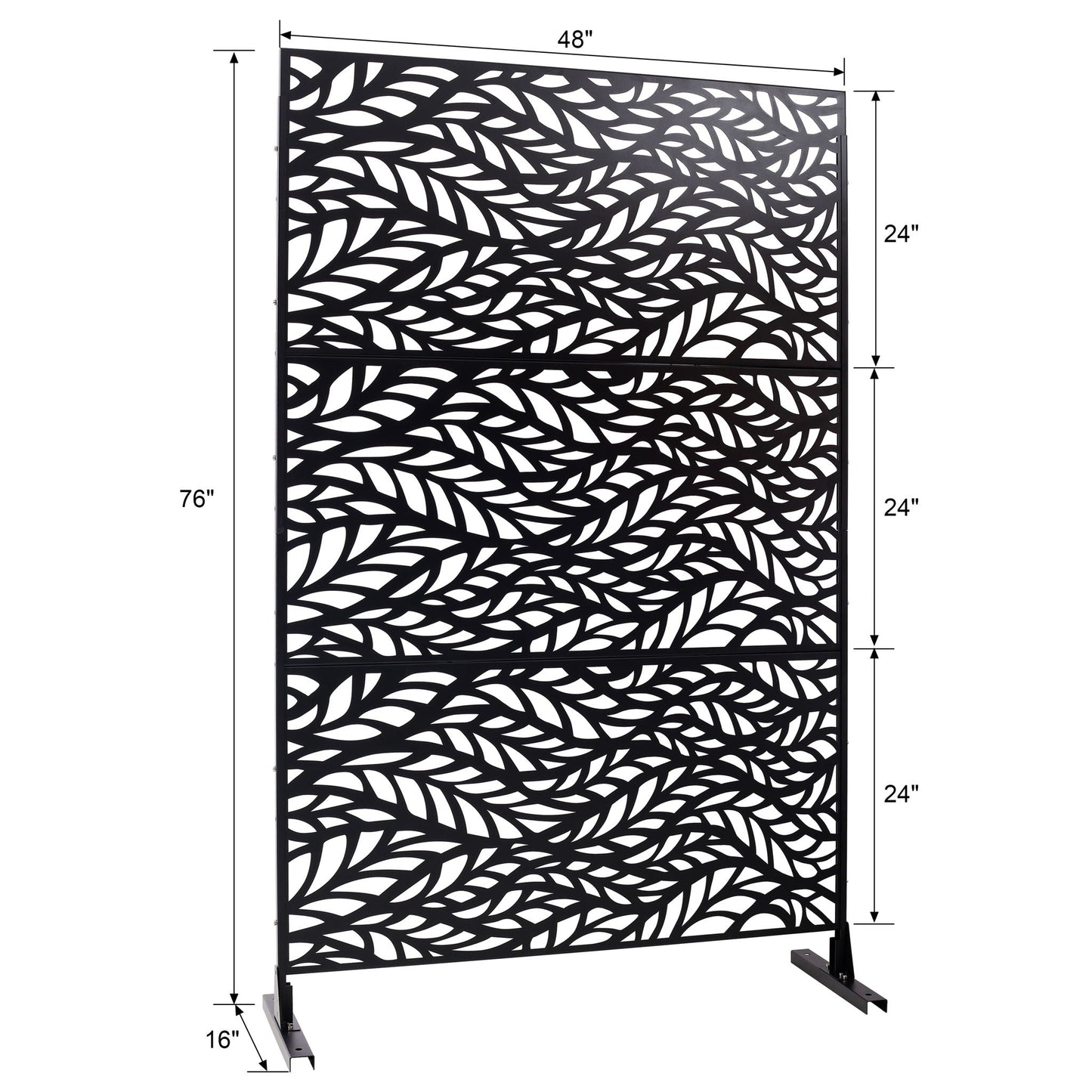 Outdoor and Indoor Metal Privacy Screen Panel