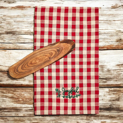 Holiday Charcuterie and Tartan Towel Set