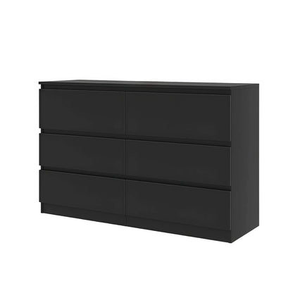 Six Drawer Dresser with Spacious Countertop