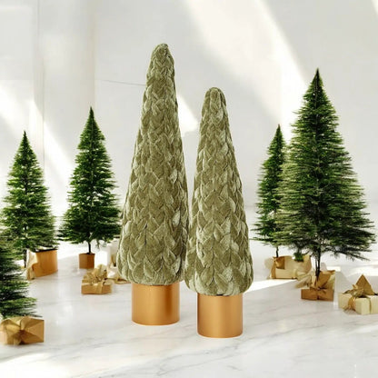 Velvet Christmas Tree Decor for Cozy Holidays