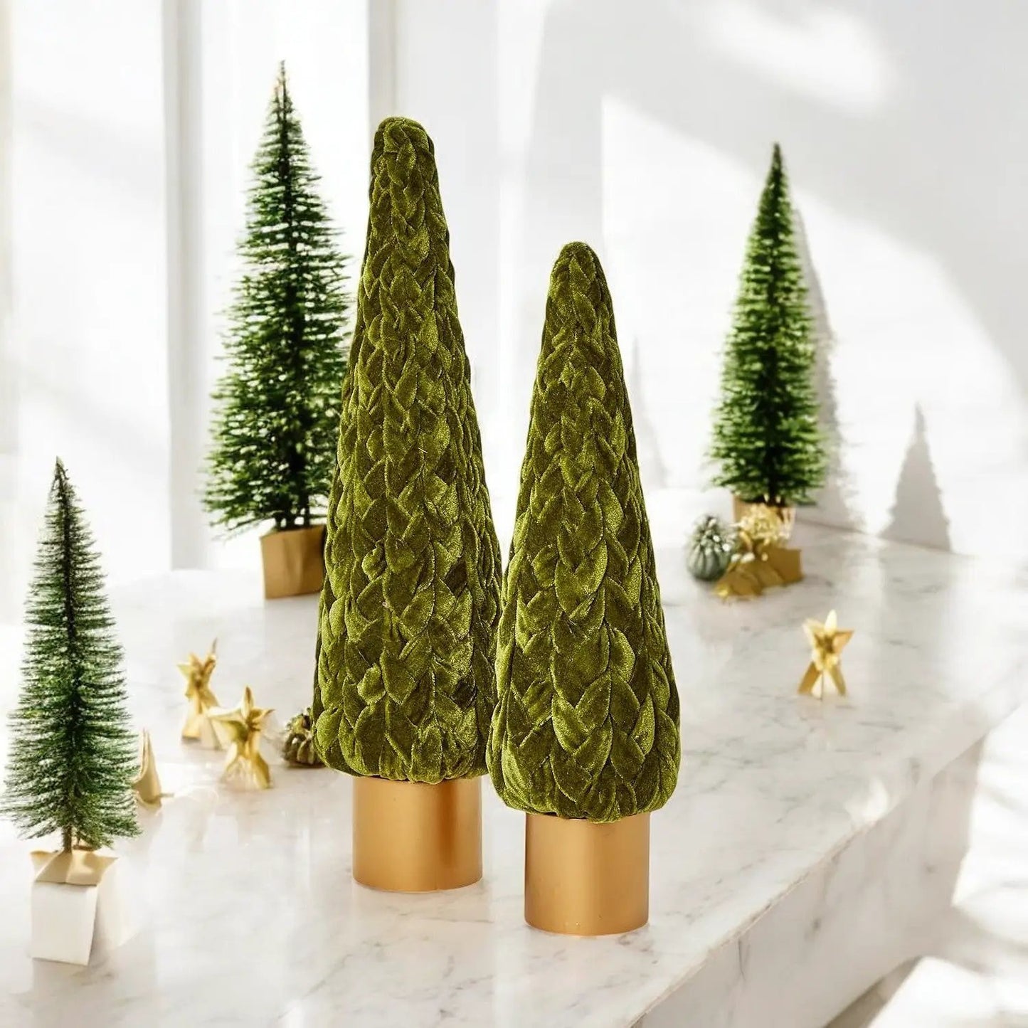 Velvet Christmas Tree Decor for Cozy Holidays