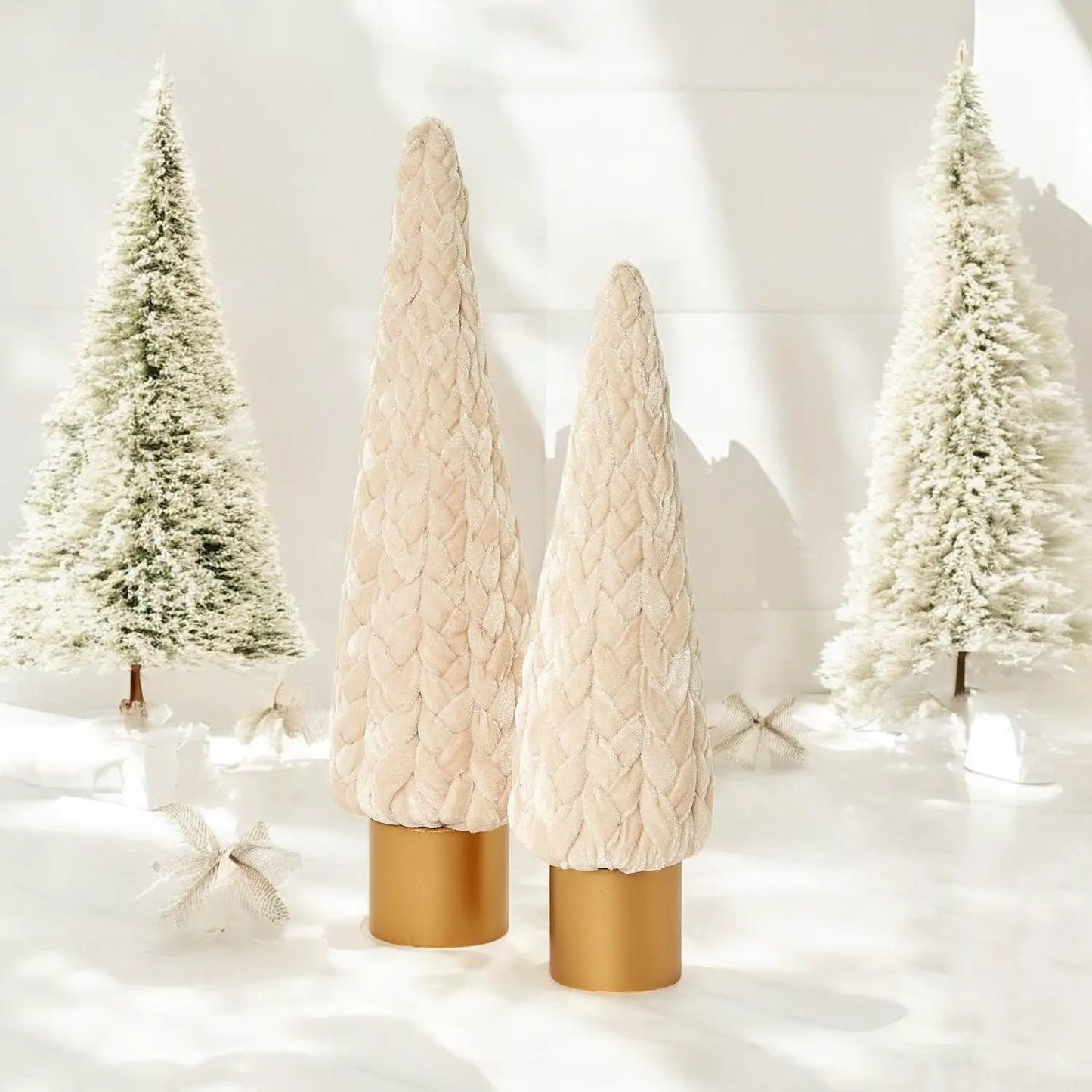 Velvet Christmas Tree Decor for Cozy Holidays