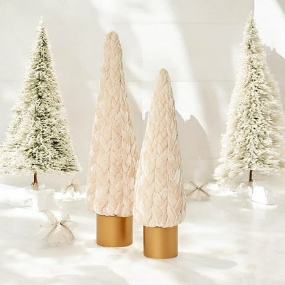 Velvet Christmas Tree Decor for Cozy Holidays