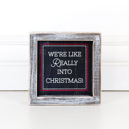 Chalkboard Wood Christmas Sign for Holiday Decor