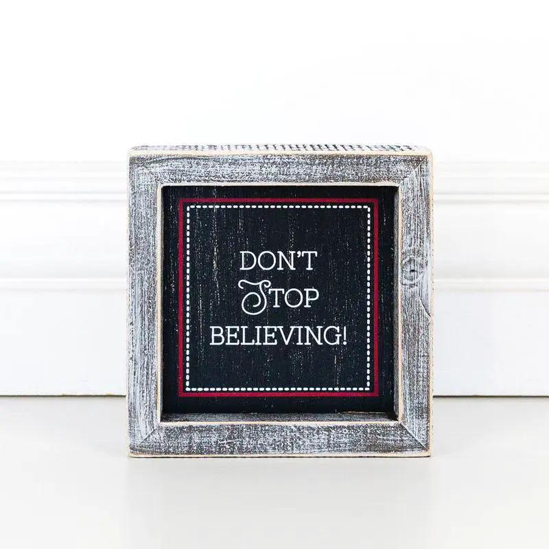 Chalkboard Wood Christmas Sign for Holiday Decor