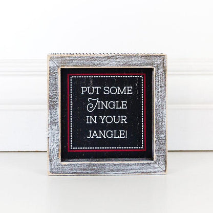 Chalkboard Wood Christmas Sign for Holiday Decor
