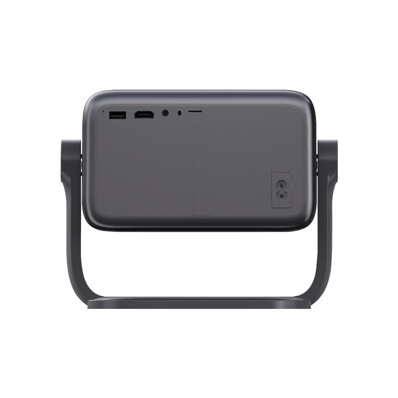 L018AA Whale OS LCD Projector 1080p 320 ANSI on dark gray U-shaped stand USB HDMI ports on Tampa Home & Garden Store