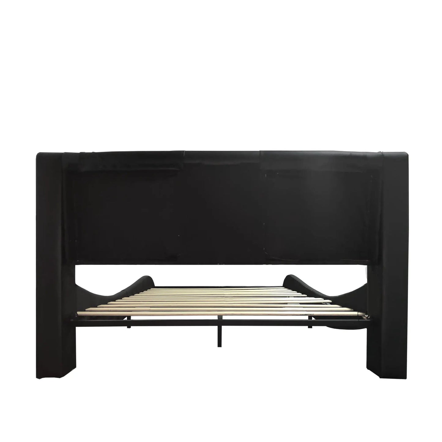 Platform Bed Frame With LED Lighting and Massage
