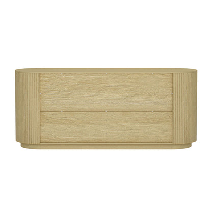 Olivia Double Dresser with 6 Drawers, oak finish, HouseOfZazla on Tampa Home & Garden Store