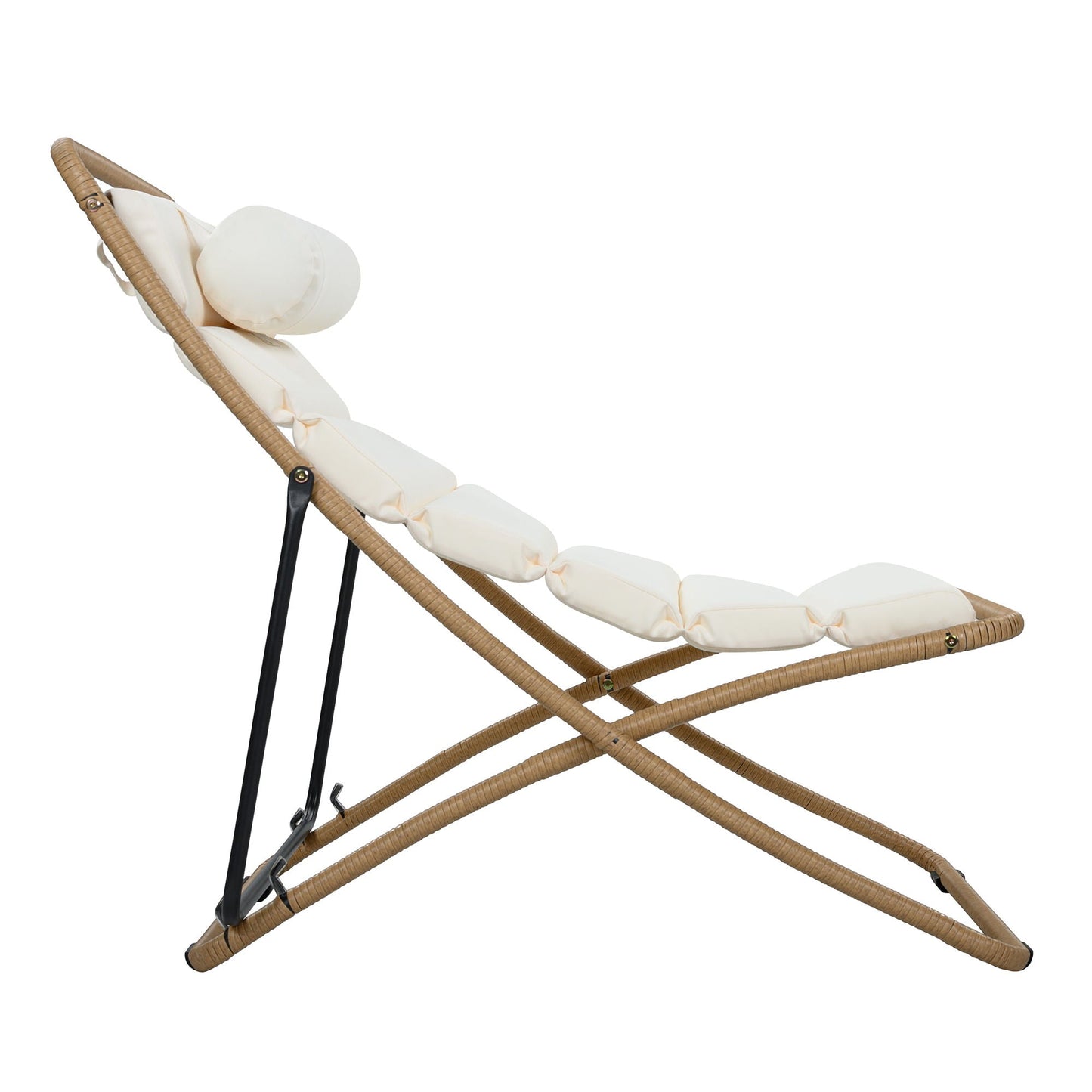 Pair of Outdoor Chairs with Adjustable Backrest