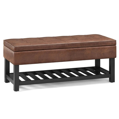 Cosmopolitan Storage Ottoman Bench Open Bottom