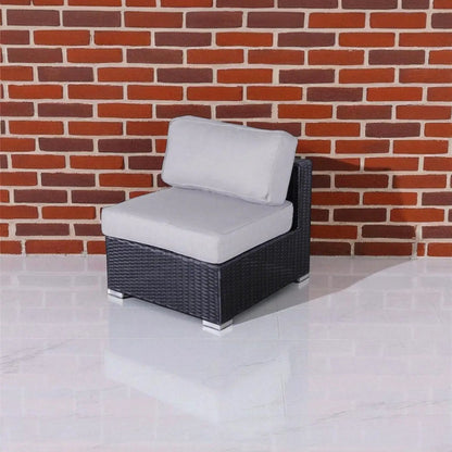 Minnesota Armless Patio Chairs Pair Set of 2