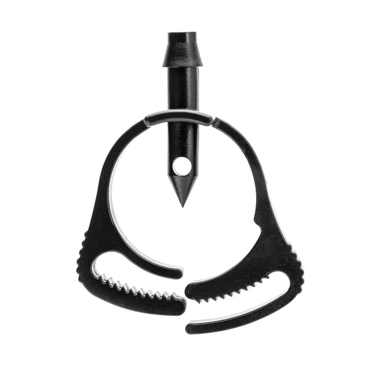 1/4 in drip self-piercing coupling, Orbit Irrigation, black plastic, 10-pack on Tampa Home & Garden Store
