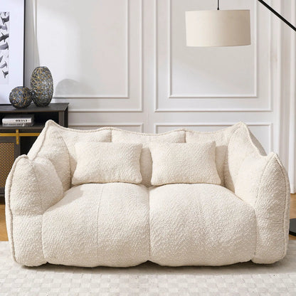 Comfortable Dual Beanbag Chair and Foam Core